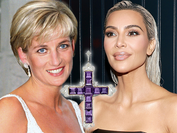 1 jour, 1 bijou : Kim Kardashian achète un collier deja porté par Lady Diana pour une somme folle