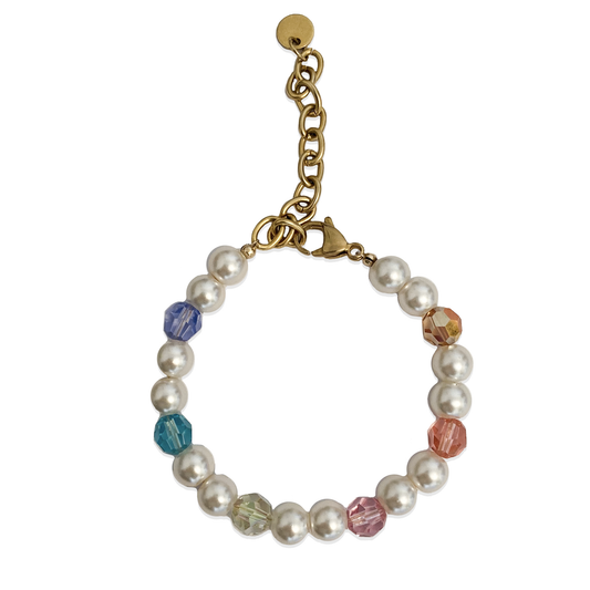 Bracelet perles et cristal Alba